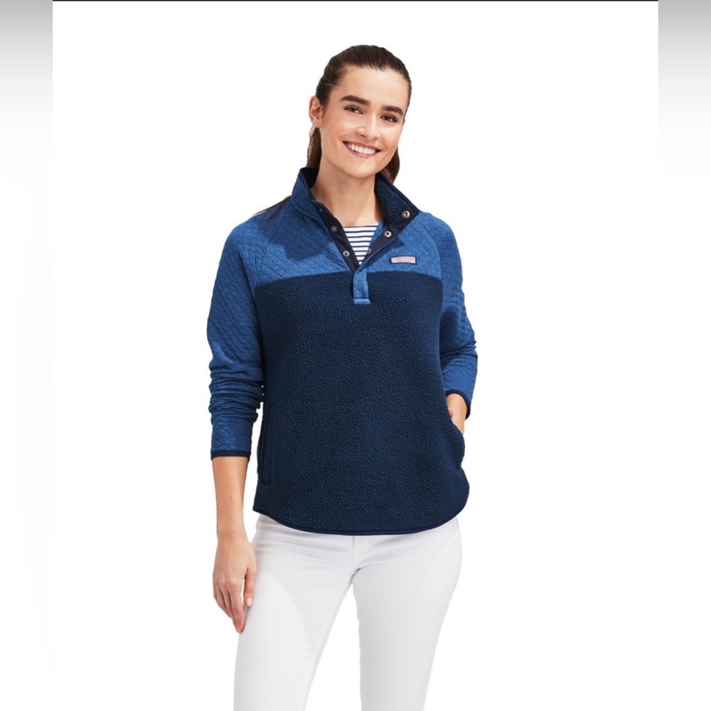 Vineyard Vines Mixed Media Sherpa